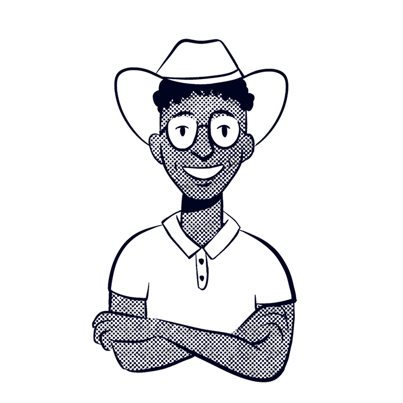 An illustration of apm help team member