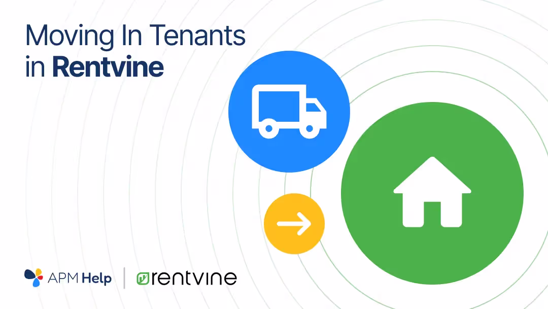 Moving In Tenants in Rentvine