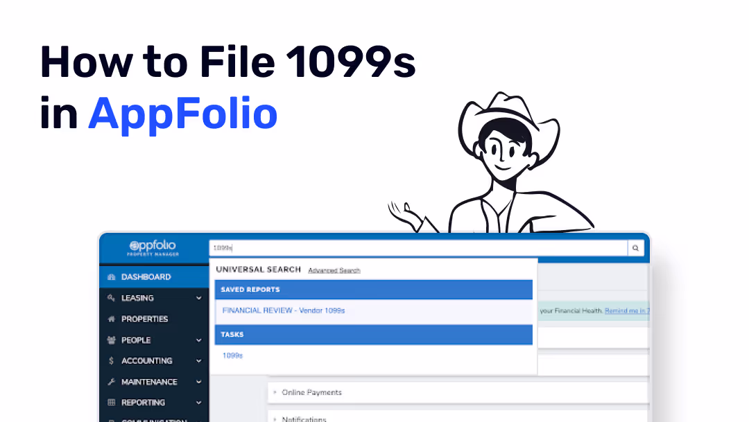 How to File 1099s in AppFolio